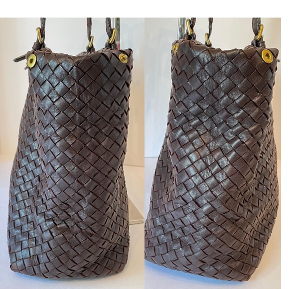 Bottega Veneta Intrecciato Medium Cesta Tote Brown Leather 179635 - Picture 11 of 16